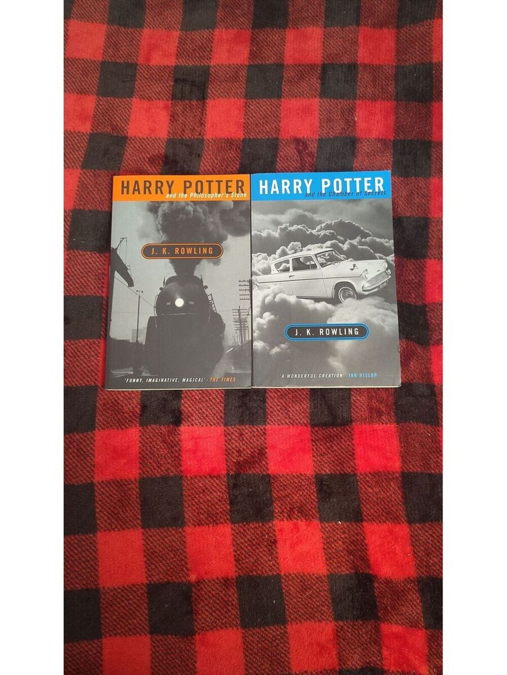Harry Potter UK Bloomsbury Adult Edition 2 Book Lot Philosopher’s Stone Chamber